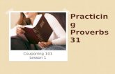 Practicing Proverbs 31 Couponing 101 Lesson 1 Introduction to Couponing