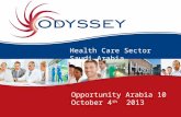 OA10 Health Care Sector Saudi Arabia 2013