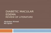 Diabetic macular edema studies