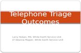 Telephone Triage Nurse Hoban Pepper