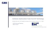 AFPM 2014 - Cellulosic Hydrocarbon Fuels from IH2 Technology