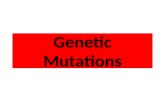 Genetic mutations