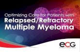 Optimizing Care for Patients with Relapsed/Refractory Multiple Myeloma