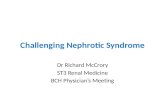 Physician's Meeting 23/4/2013 - Challenging Nephrotic Syndrome