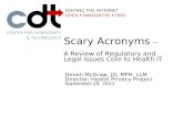 Scary acronyms