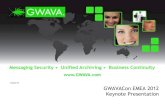 GWAVACon2012 keynote jared allen final