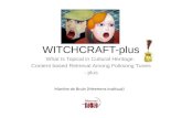 DE conferentie 2012 - WITCHCRAFTplus