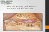 Tips for making your theme wedding a grand
