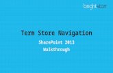 Term Store Navigation