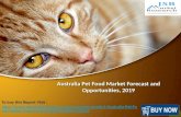  JSB Market Research: Australia Pet Food Market Forecast and Opportunities, 2019