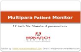 12 inch Multipara Patient Monitor full Information