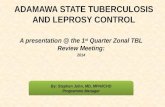 Adamawa state TB and Leprosy Control Programme overview, 2014
