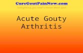 Acute gouty arthritis