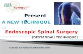 Endoscopic spinal surgery