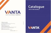 2013 vanta product catalogue
