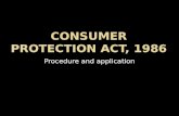 Consumer protection act 1986- Akosha