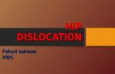 3. hip dislocations