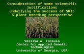 0614 Consideration of some Scientific Justifications Underlying the Success of SRI: A Plant Breeding Perspective
