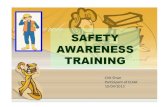 Hearing safety awareness training