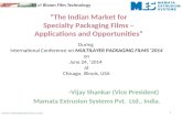 Indian market for specialty packaging films