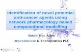 Identification of novel potential anti cancer agents using network pharmacology based computational modelling