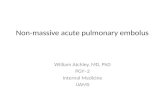 Acute pulmonary embolus by atchley