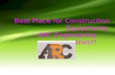 Best place for construction equipments - ARC.