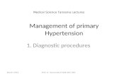 Hypertension 2013 Diagnostic Procedures