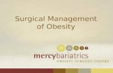 Surgical Management of Obesity
