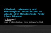 Clinical, laboratory and histological associations in clinical, laboratory and histological associations in adults with nonalcoholic fatty liver disease