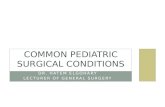 Common pediatric surgical conditions 2 By Dr Hatem El Gohary