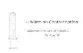 Update on contraception