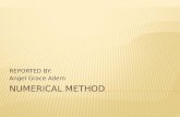 numerical method in statistics (MEAN AND MEDIAN)