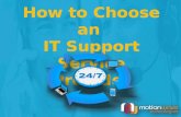 How to Choose an IT Support Service Provider