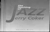 the Teaching of Jazz 1 Jerry Coker