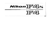 Nikon F4 / F4s Users Guide
