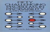Fifty Challenging Problems In Probability With Solutions