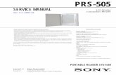 PRS 505 Manual
