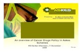 An overview of Cancer Drugs Policy in Askes Schemes
