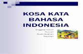 Kosa Kata Bahasa Indonesia
