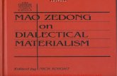 mao, dialectical materialism