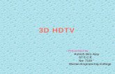 3D HDTV 2007 Format Ppt