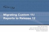 Migrating Custom 11i Reports to Release 12