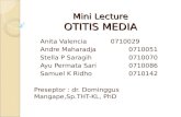 Mini Lecture Otitis Media Anita