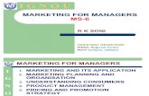 Ms6 Marketing for Managers