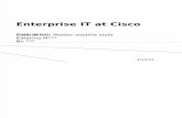 Enterprise IT at Cisco