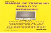Manual Tv Broksonic Mod. Ctvg20lstc - 4545lstc - 5454lstc