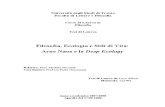 Filosofia,Ecologia e Stili Di Vita Aene Naess e La Deep Ecology - Luca Albrisi
