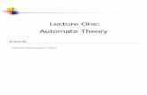 30577507 Lec 1 Automata Theory