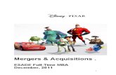 Disney Pixar Report_M&A